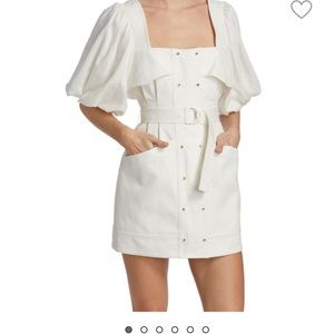 Alcer white mini dress, size 2